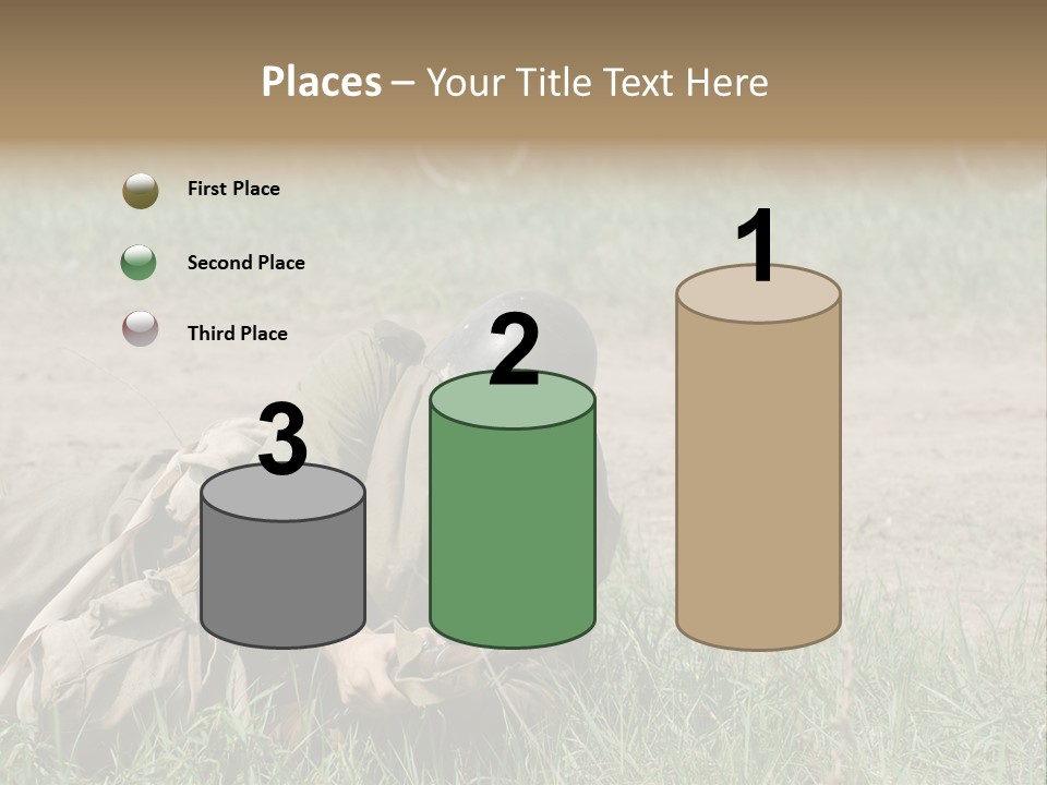 Force Soldier Reenacting PowerPoint Template