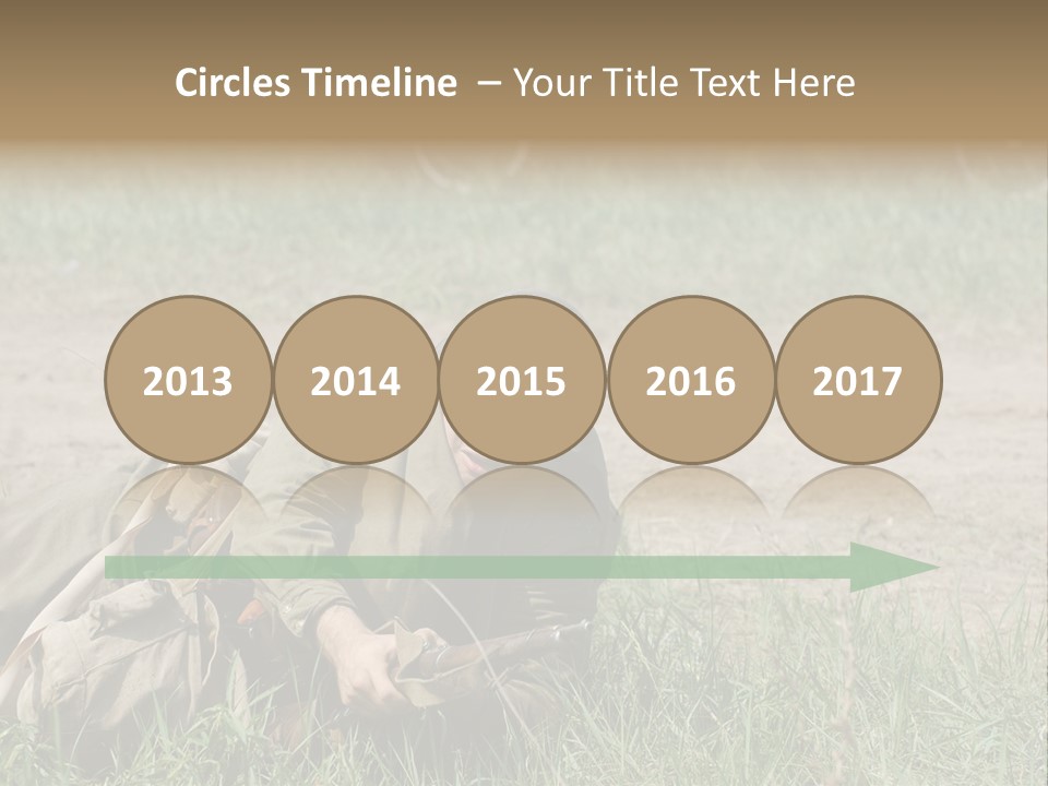 Force Soldier Reenacting PowerPoint Template