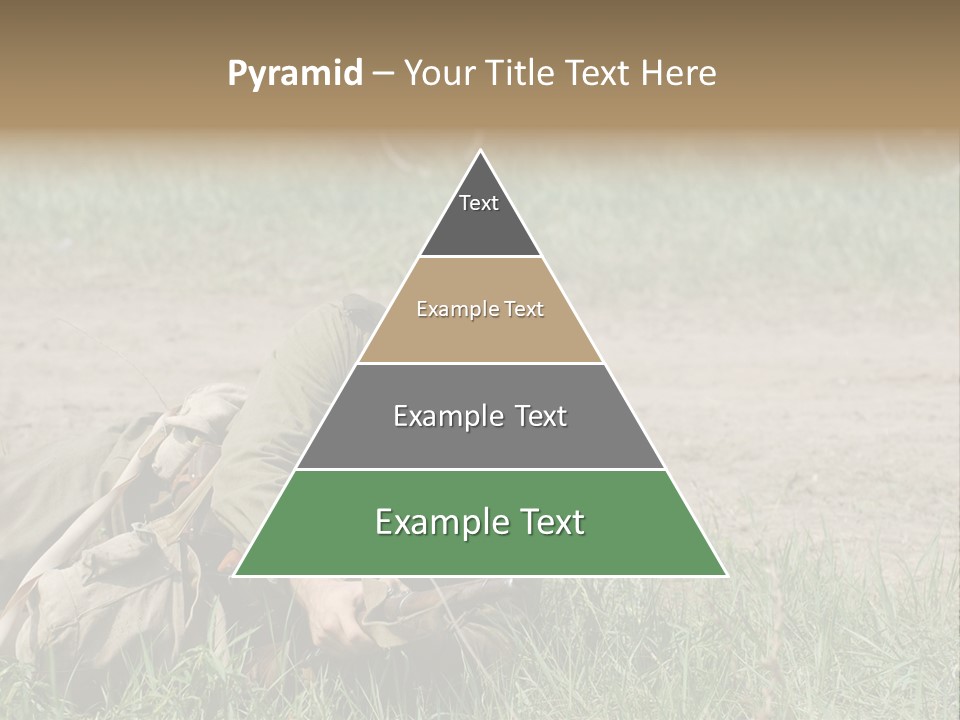 Force Soldier Reenacting PowerPoint Template