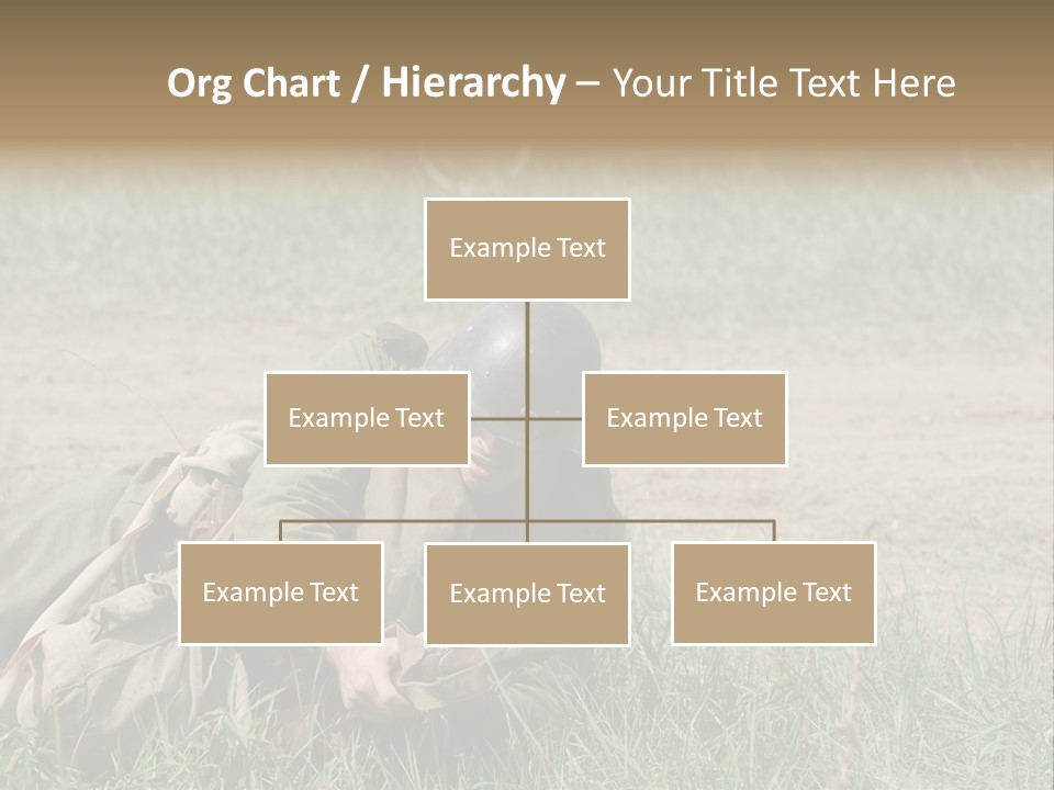 Force Soldier Reenacting PowerPoint Template