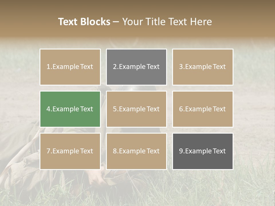 Force Soldier Reenacting PowerPoint Template