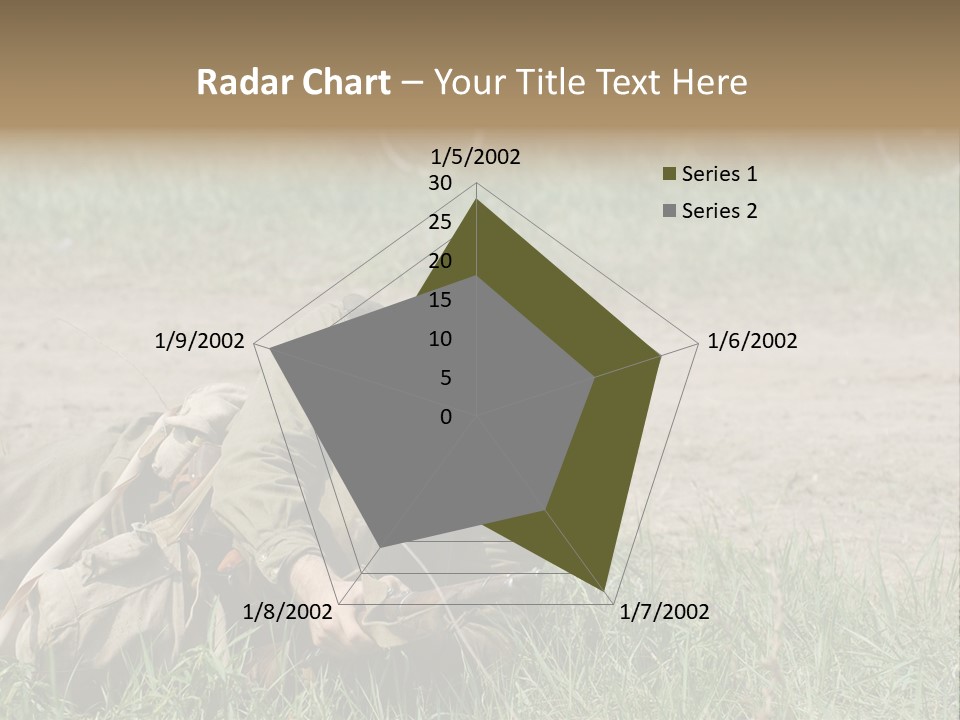 Force Soldier Reenacting PowerPoint Template