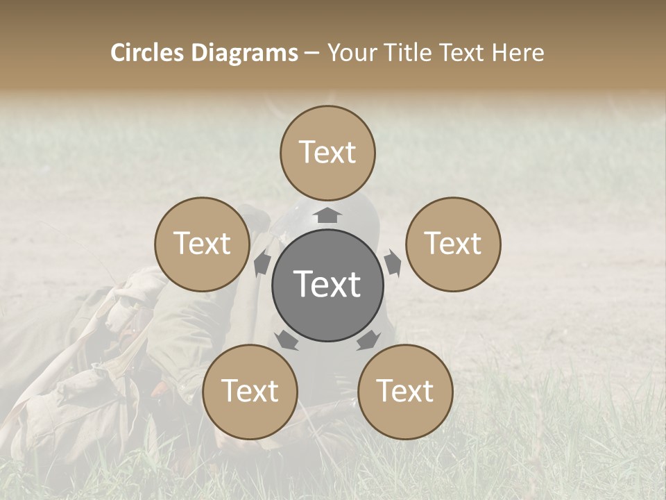 Force Soldier Reenacting PowerPoint Template