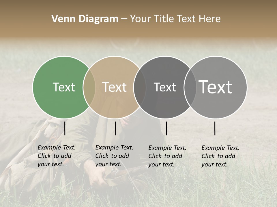 Force Soldier Reenacting PowerPoint Template