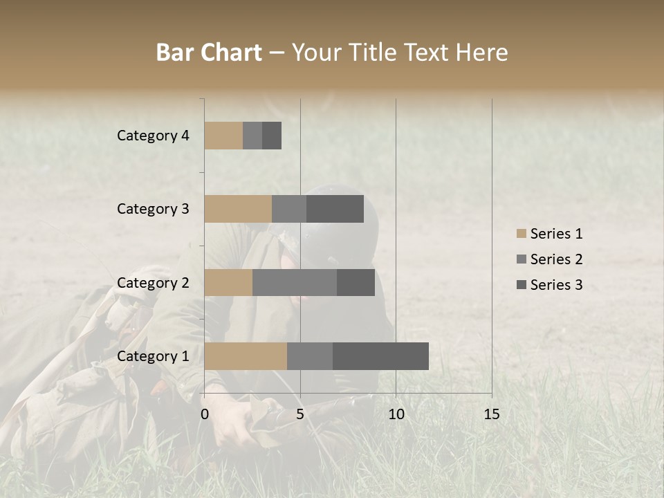 Force Soldier Reenacting PowerPoint Template