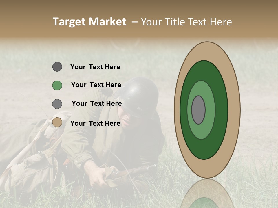 Force Soldier Reenacting PowerPoint Template
