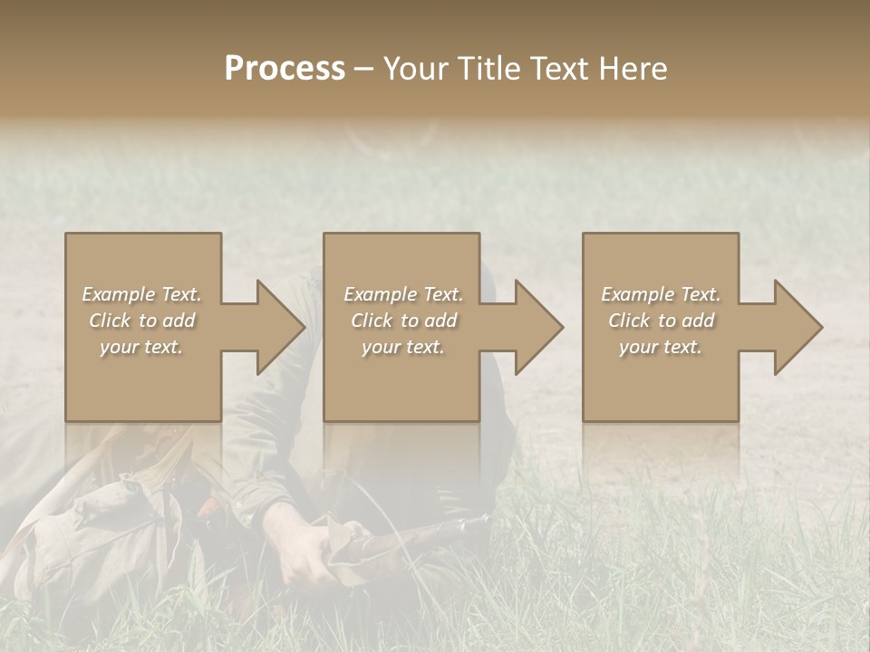 Force Soldier Reenacting PowerPoint Template