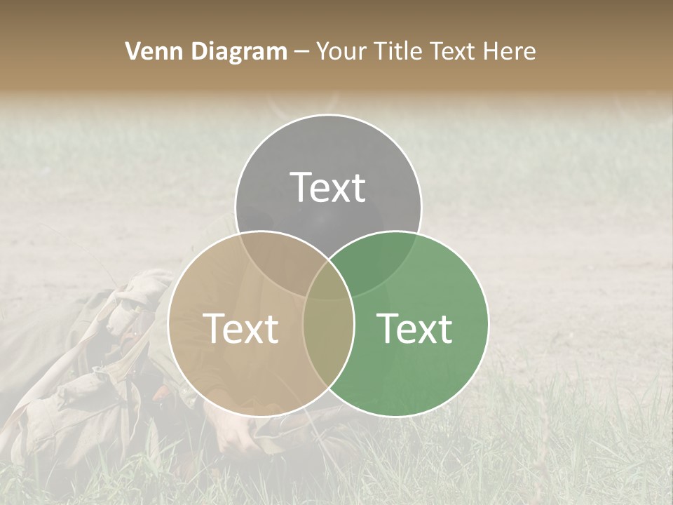 Force Soldier Reenacting PowerPoint Template