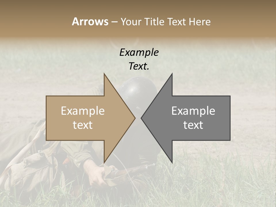 Force Soldier Reenacting PowerPoint Template