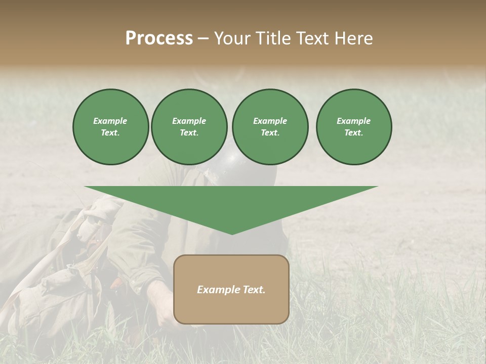 Force Soldier Reenacting PowerPoint Template