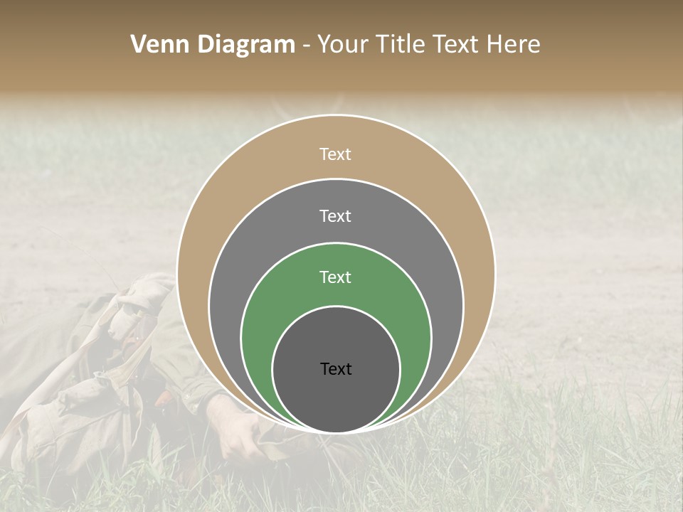 Force Soldier Reenacting PowerPoint Template