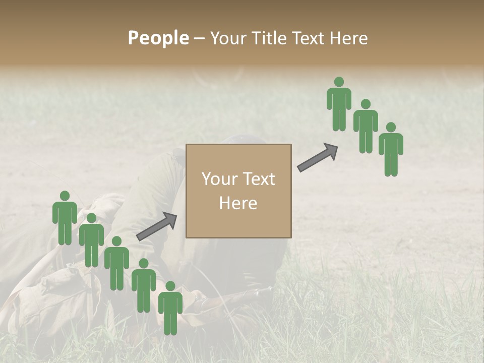 Force Soldier Reenacting PowerPoint Template