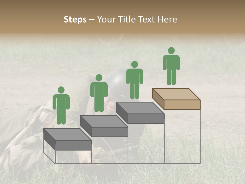 Force Soldier Reenacting PowerPoint Template