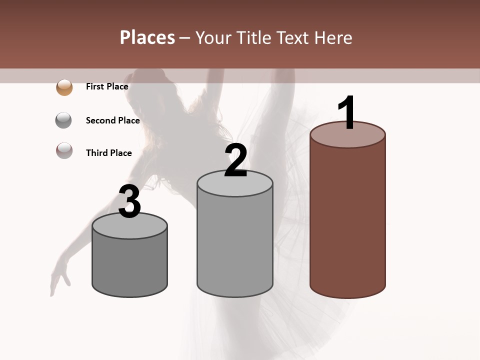 Woman Pose Cool PowerPoint Template