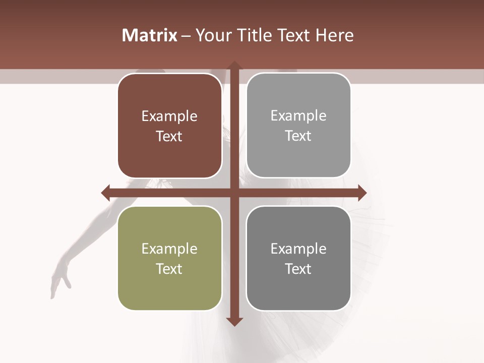 Woman Pose Cool PowerPoint Template