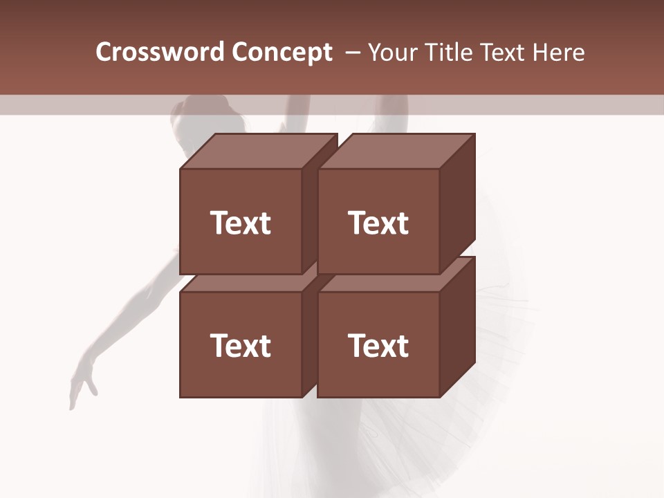 Woman Pose Cool PowerPoint Template