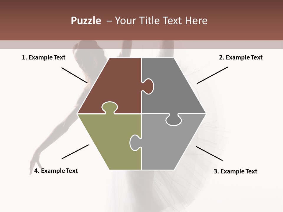 Woman Pose Cool PowerPoint Template