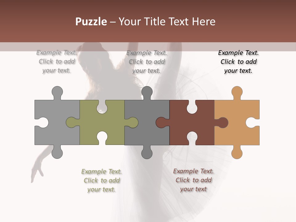 Woman Pose Cool PowerPoint Template