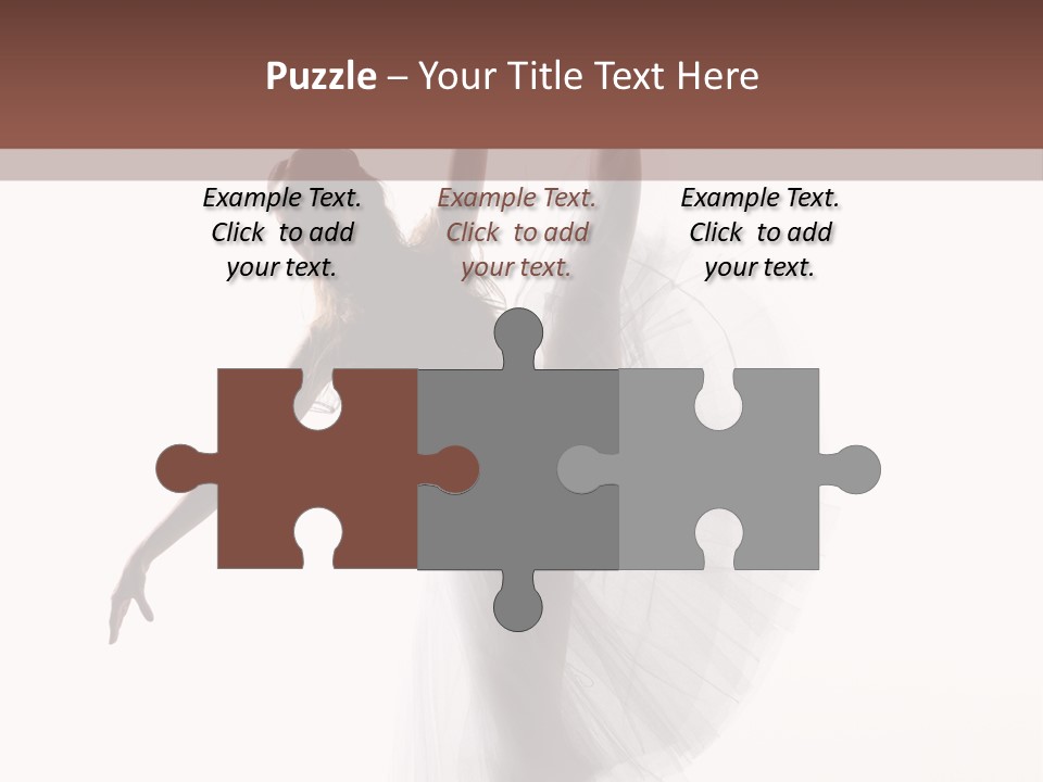 Woman Pose Cool PowerPoint Template