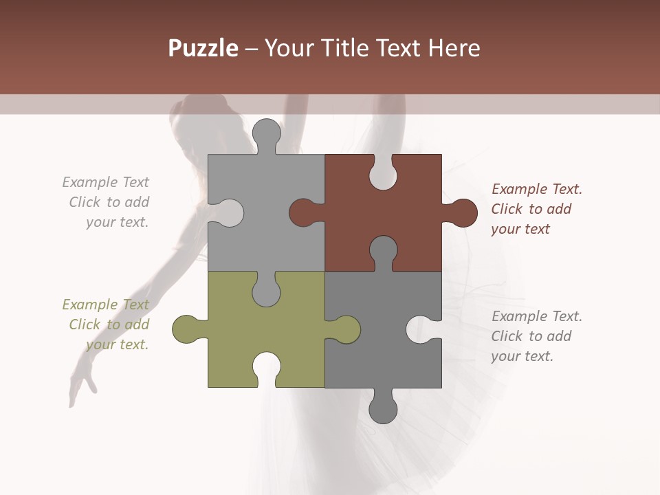 Woman Pose Cool PowerPoint Template