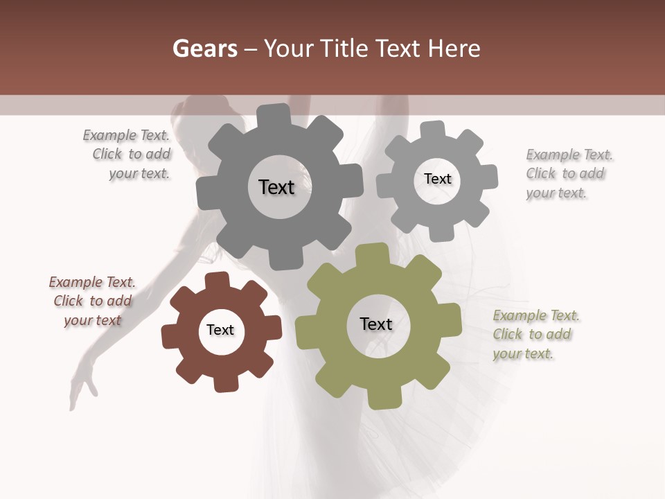 Woman Pose Cool PowerPoint Template