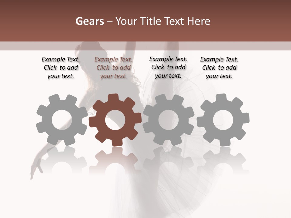 Woman Pose Cool PowerPoint Template