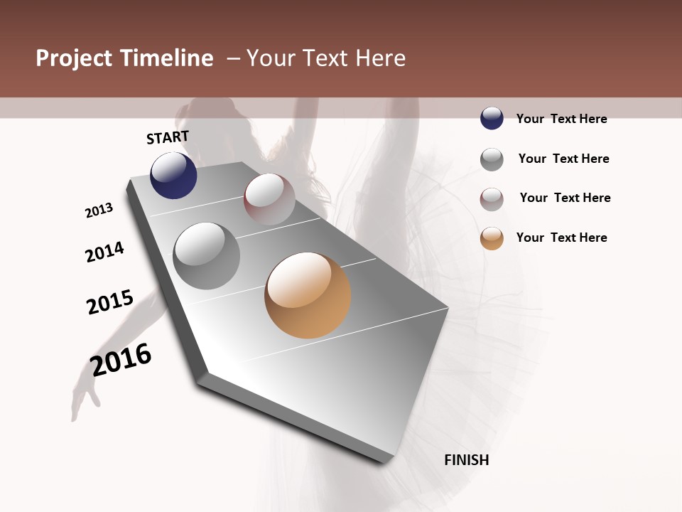 Woman Pose Cool PowerPoint Template