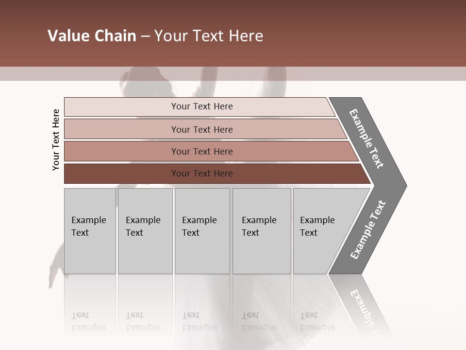 Woman Pose Cool PowerPoint Template