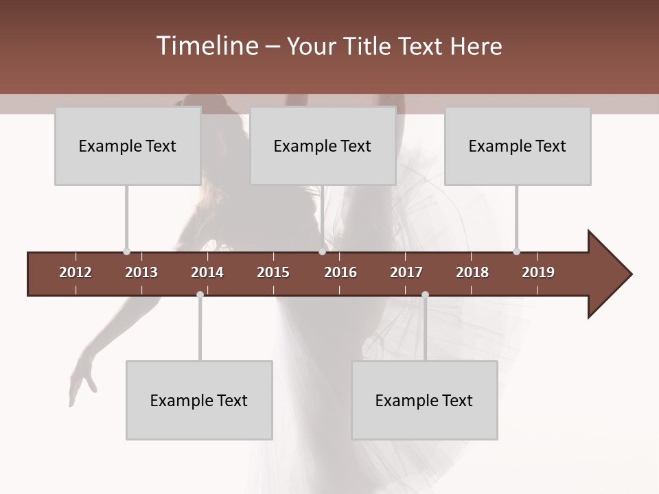 Woman Pose Cool PowerPoint Template