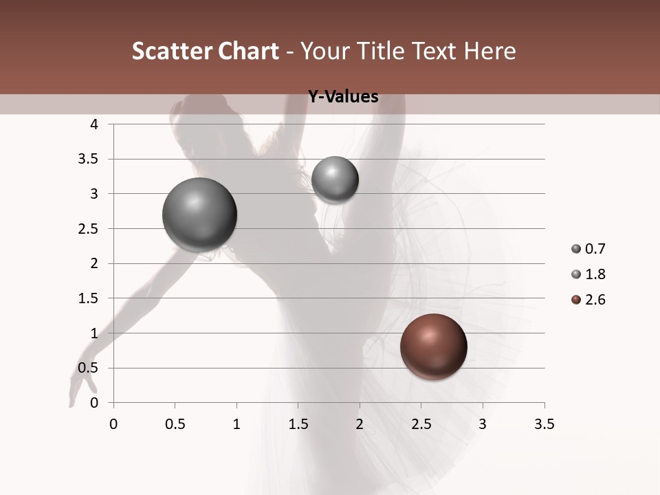 Woman Pose Cool PowerPoint Template