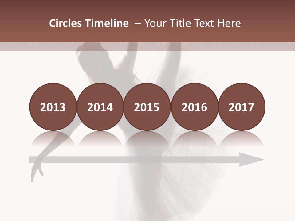 Woman Pose Cool PowerPoint Template