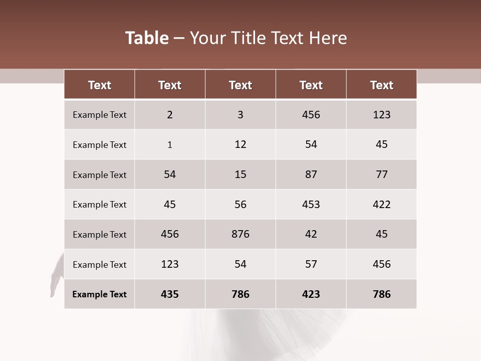 Woman Pose Cool PowerPoint Template