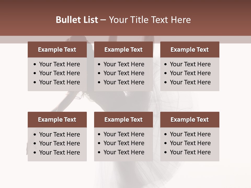 Woman Pose Cool PowerPoint Template