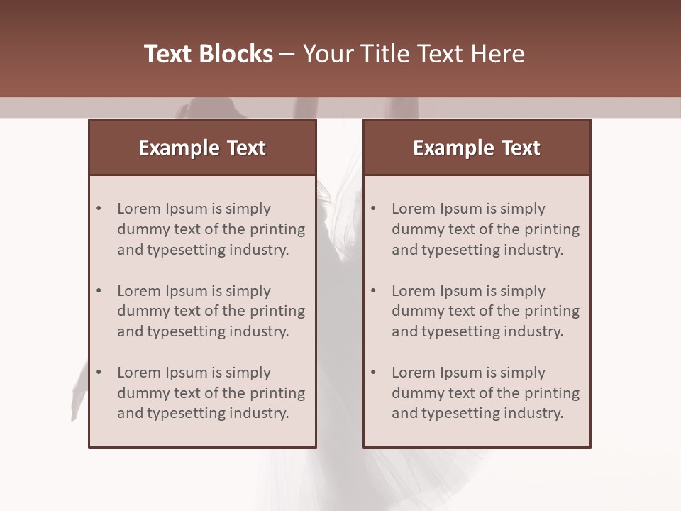 Woman Pose Cool PowerPoint Template