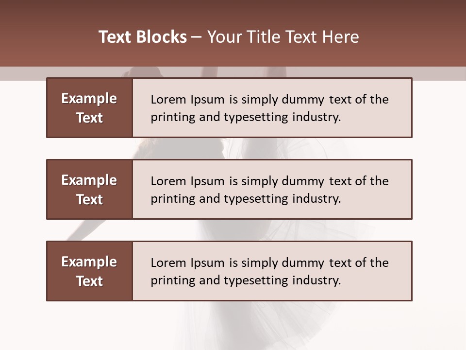 Woman Pose Cool PowerPoint Template