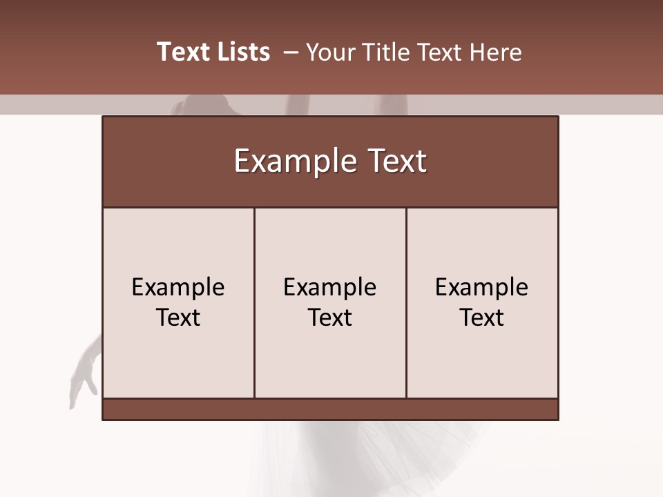 Woman Pose Cool PowerPoint Template