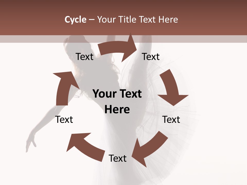 Woman Pose Cool PowerPoint Template