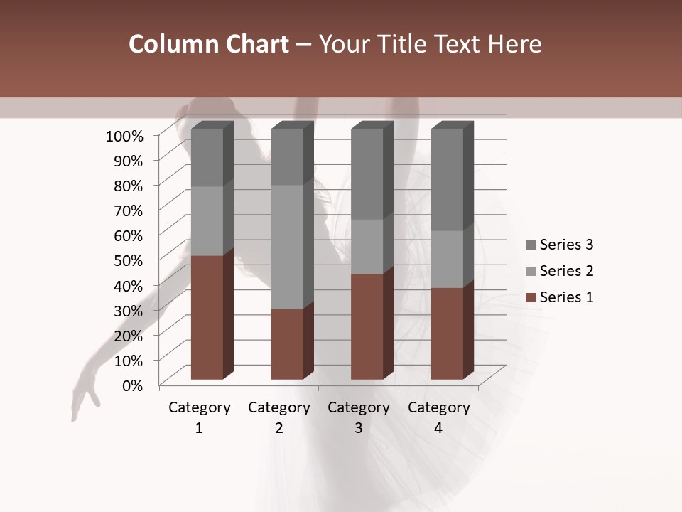 Woman Pose Cool PowerPoint Template