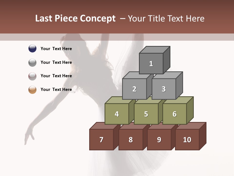 Woman Pose Cool PowerPoint Template