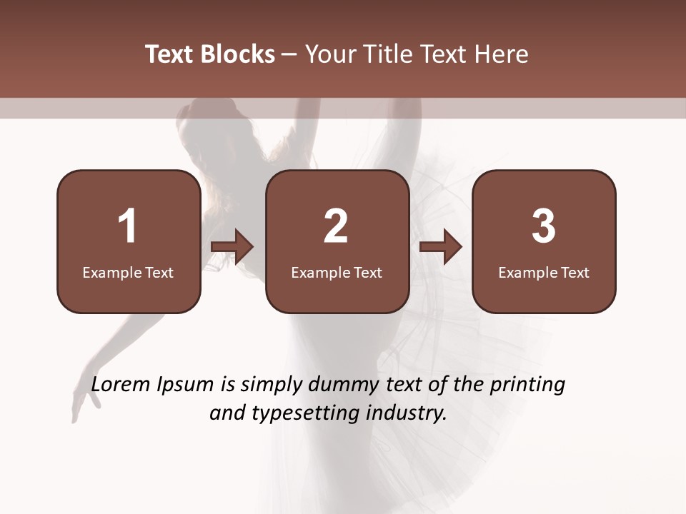 Woman Pose Cool PowerPoint Template