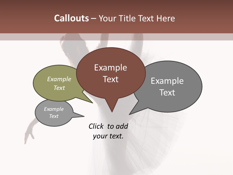 Woman Pose Cool PowerPoint Template