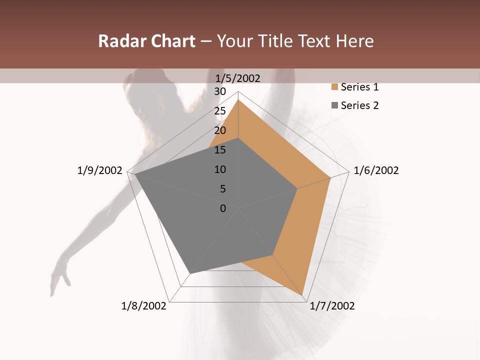 Woman Pose Cool PowerPoint Template