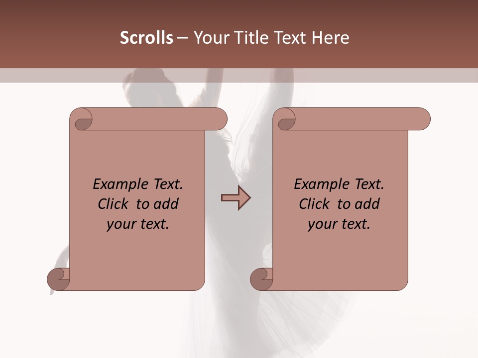 Woman Pose Cool PowerPoint Template