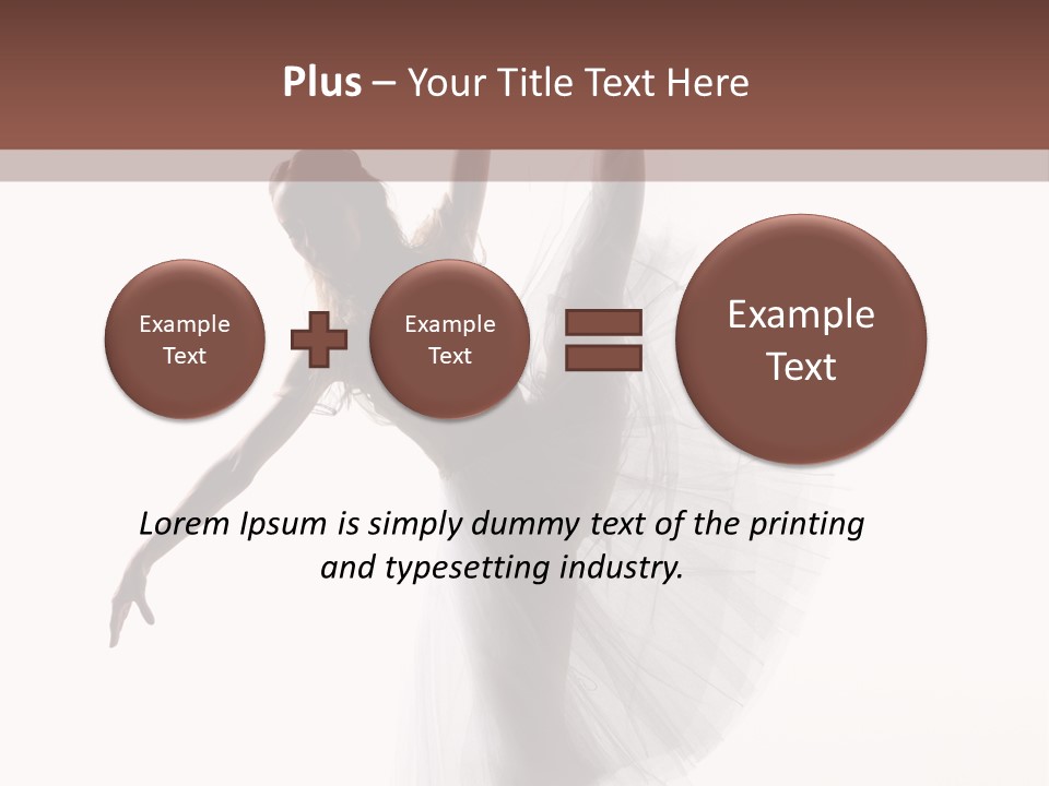 Woman Pose Cool PowerPoint Template