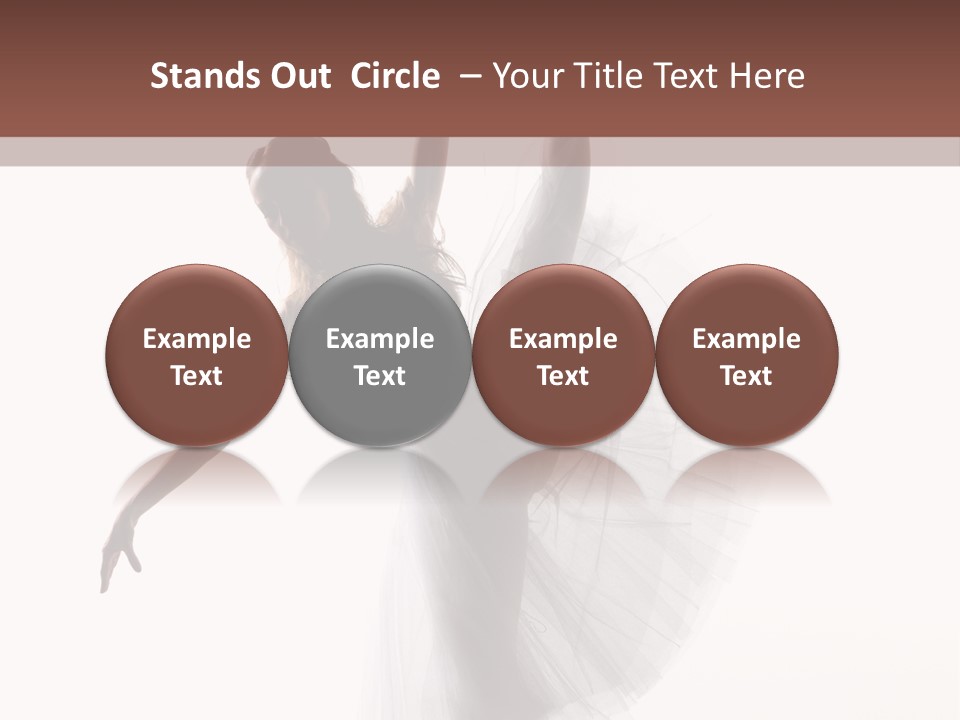 Woman Pose Cool PowerPoint Template