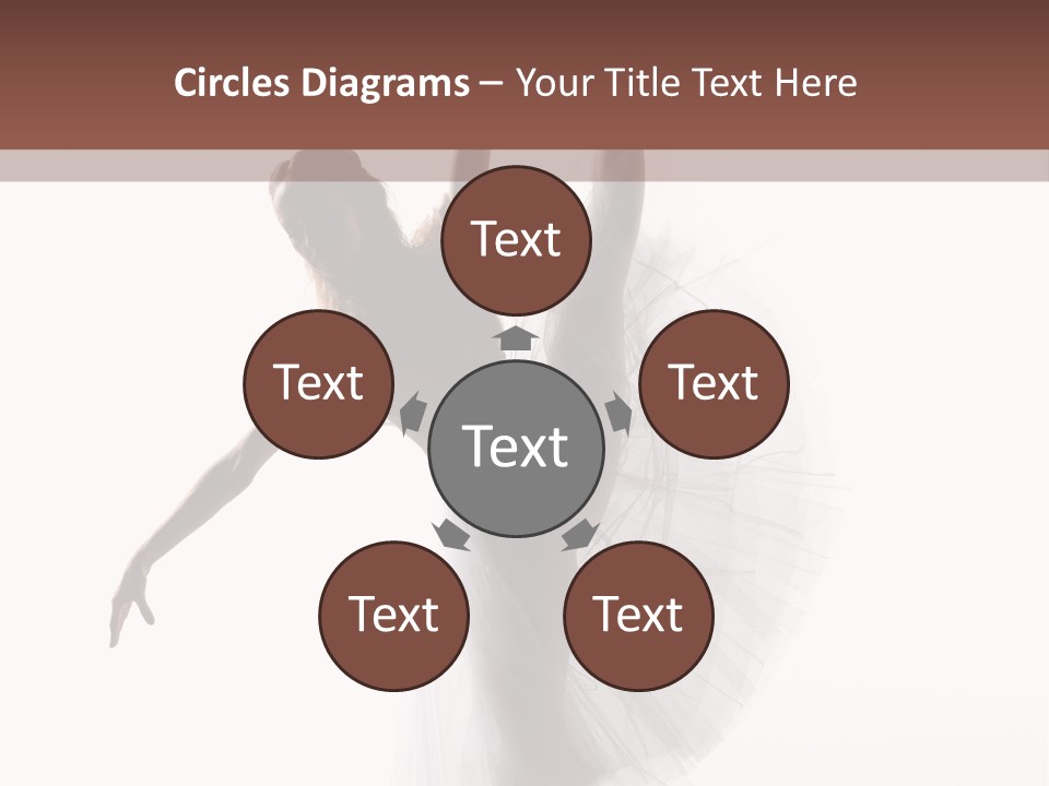 Woman Pose Cool PowerPoint Template