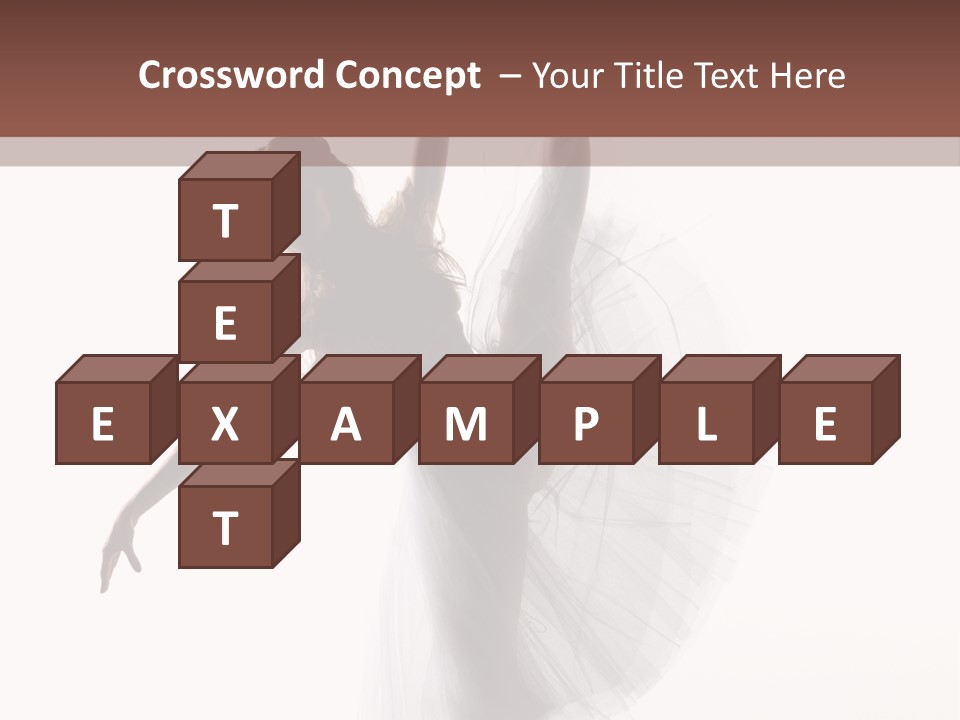 Woman Pose Cool PowerPoint Template