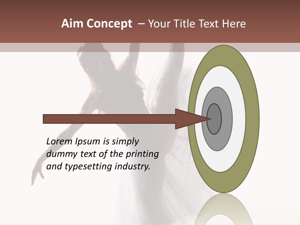 Woman Pose Cool PowerPoint Template