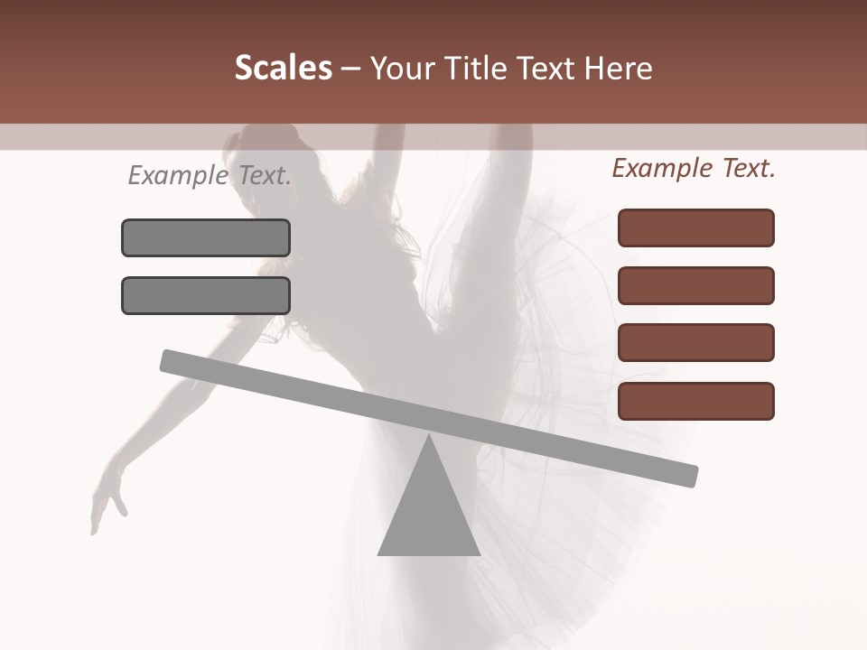 Woman Pose Cool PowerPoint Template