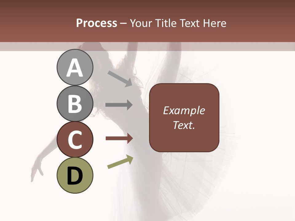 Woman Pose Cool PowerPoint Template